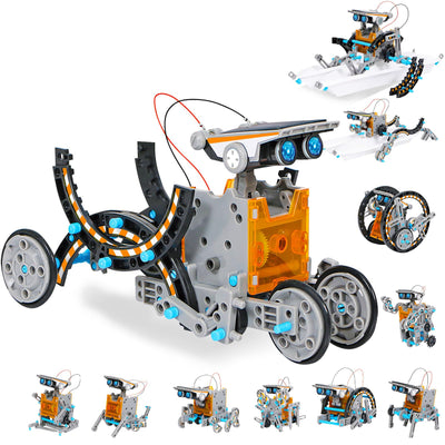 STEM Toys for Boys Ages 8-13 Solar Robot Science Kits for Kids Age 8-12 Educational Building Experiment Projects Christmas Birthday Gifts for 9 10 11 14 Years Old Boy Girl Teen