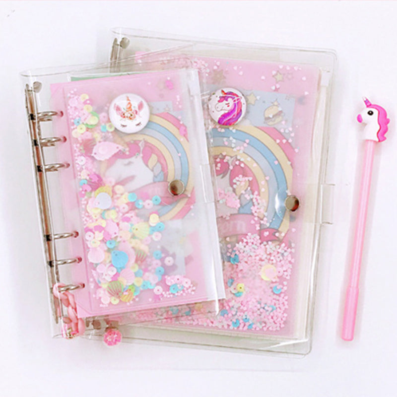 Kids Pink Unicorn Journal - Cute A6/A5 Diary/Notebook