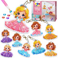 TOY Life Diamond Art Kits for Kids Gem Art Diamond Art for Kids Princess Diamond Painting Kits for Kids Gem Art for Kids 8-12 Art Kits for Girls Diamond Dots