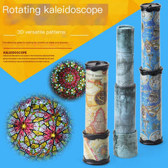 Large Rotating Kaleidoscope Prism for Kids' Education
