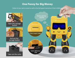 Robot Programming Piggy Bank Educational Toy