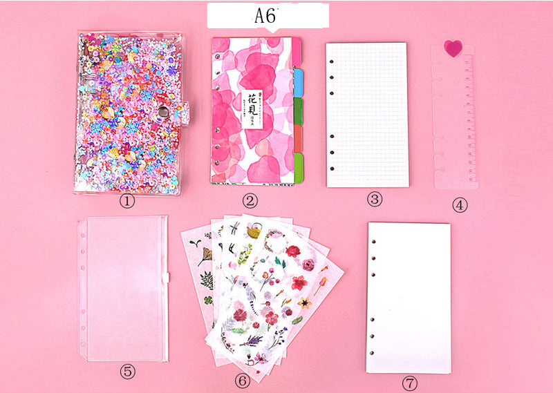 Kids Pink Unicorn Journal - Cute A6/A5 Diary/Notebook